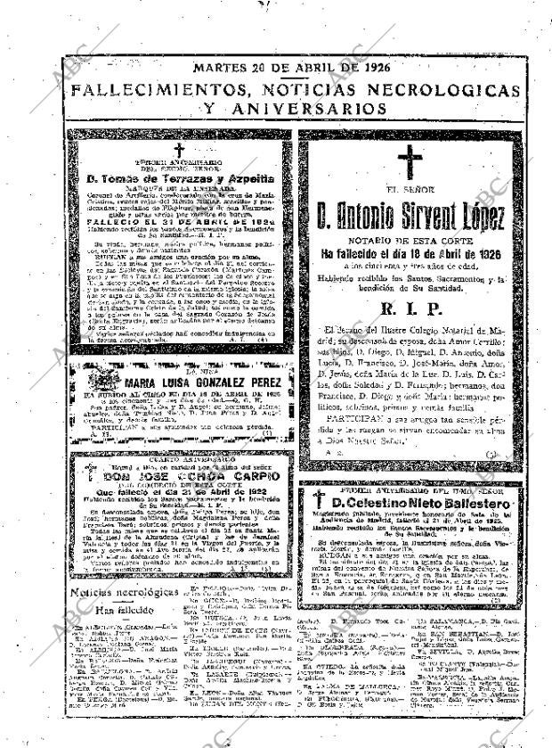 ABC MADRID 20-04-1926 página 35