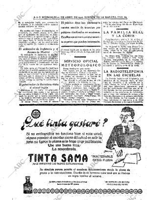 ABC MADRID 21-04-1926 página 10