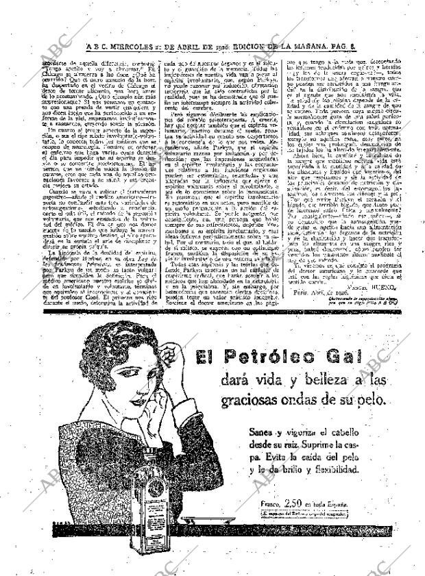 ABC MADRID 21-04-1926 página 8