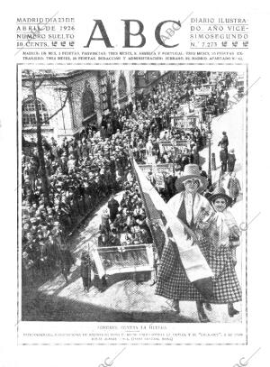 ABC MADRID 23-04-1926 página 1
