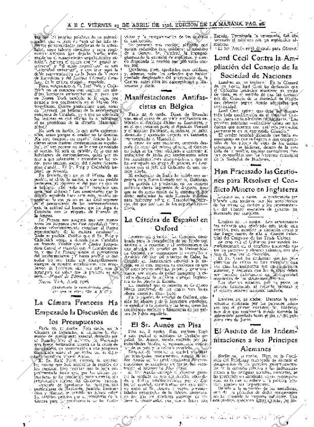 ABC MADRID 23-04-1926 página 26