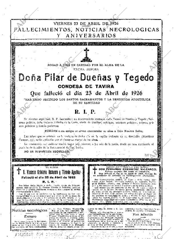 ABC MADRID 23-04-1926 página 33