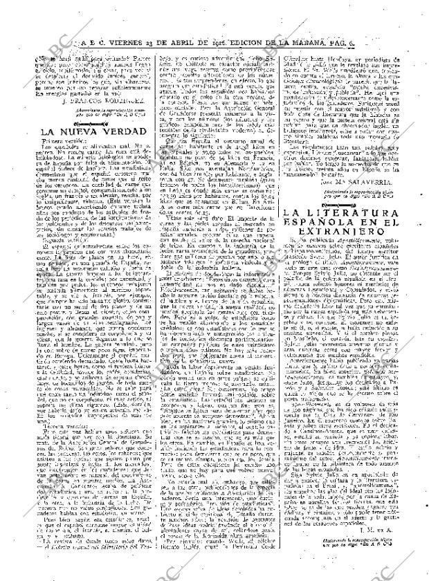 ABC MADRID 23-04-1926 página 6