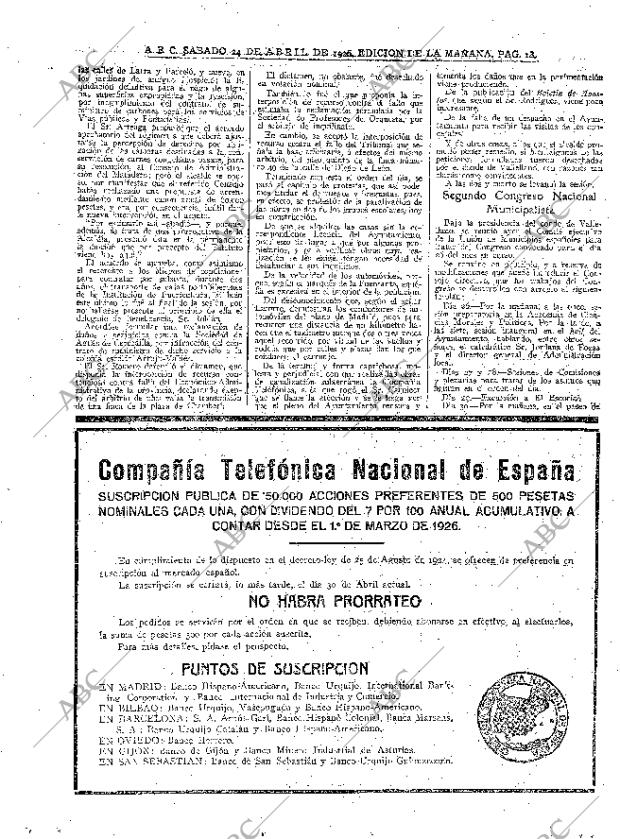 ABC MADRID 24-04-1926 página 18