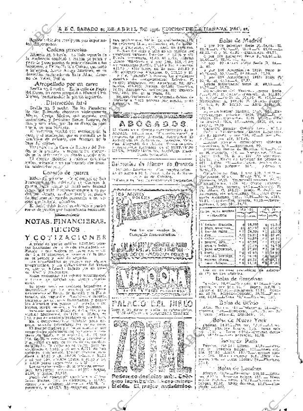 ABC MADRID 24-04-1926 página 22