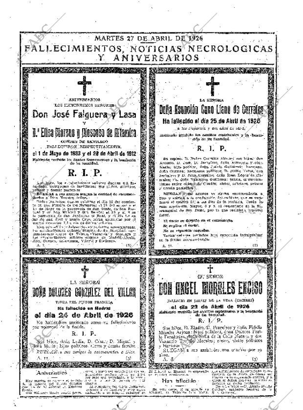 ABC MADRID 27-04-1926 página 35