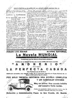 ABC MADRID 29-04-1926 página 16