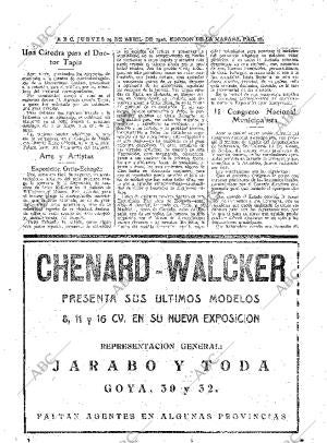 ABC MADRID 29-04-1926 página 18