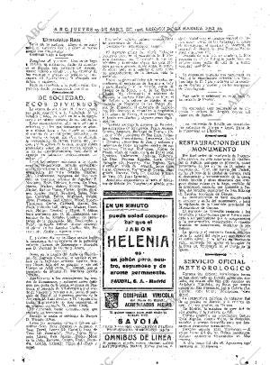 ABC MADRID 29-04-1926 página 20