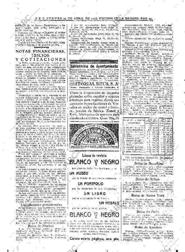 ABC MADRID 29-04-1926 página 24