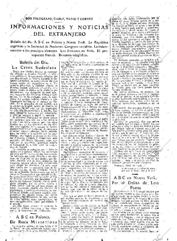 ABC MADRID 29-04-1926 página 25