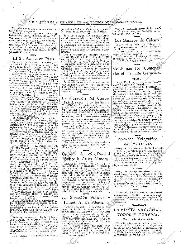 ABC MADRID 29-04-1926 página 27