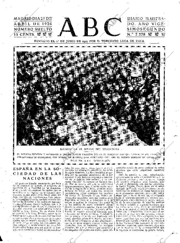 ABC MADRID 29-04-1926 página 3
