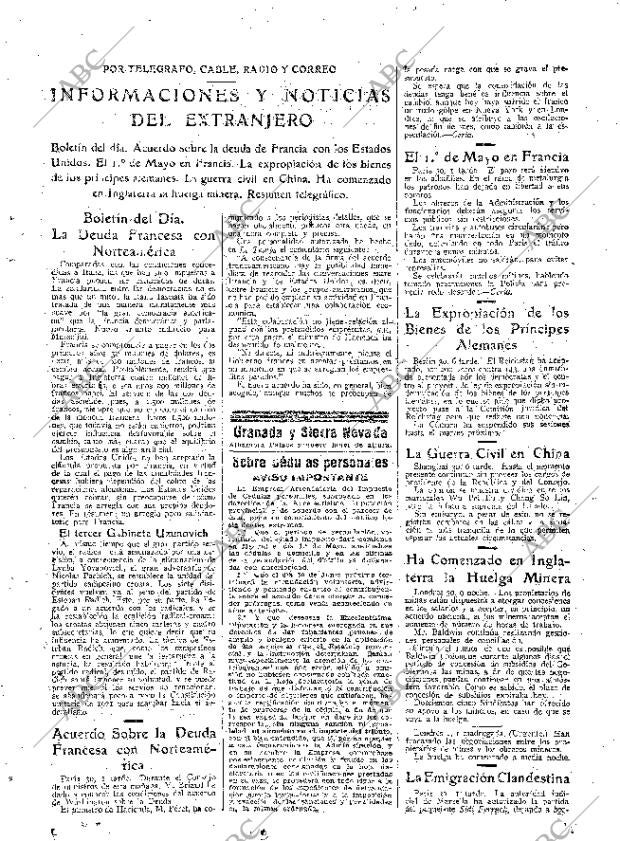 ABC MADRID 01-05-1926 página 29
