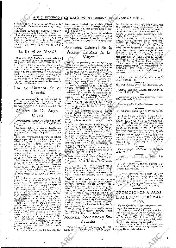 ABC MADRID 02-05-1926 página 23