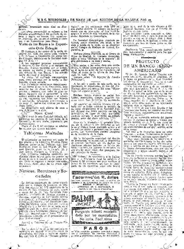 ABC MADRID 05-05-1926 página 22