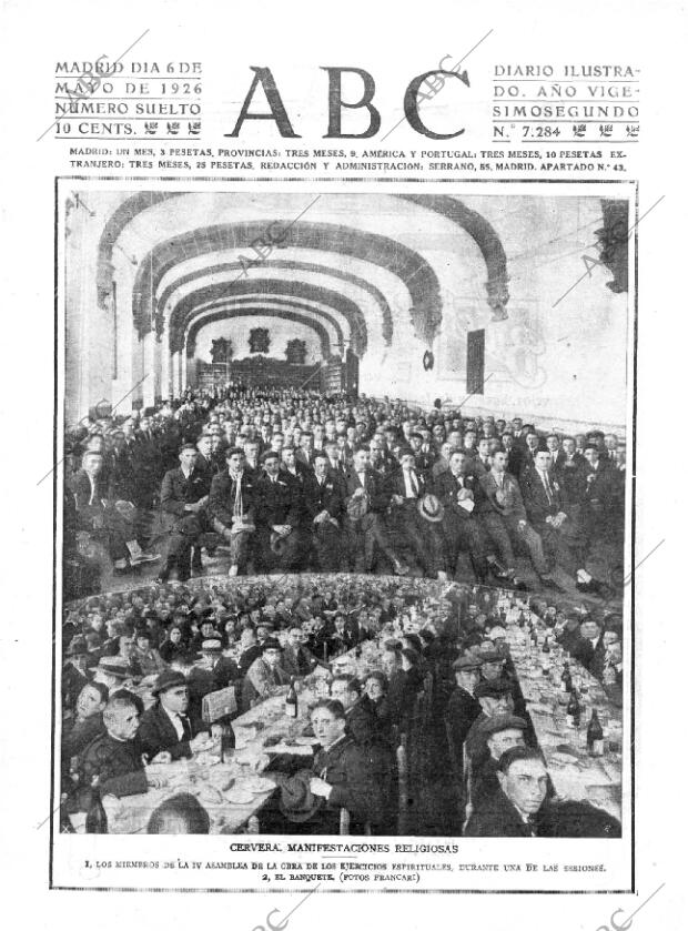 ABC MADRID 06-05-1926 página 1