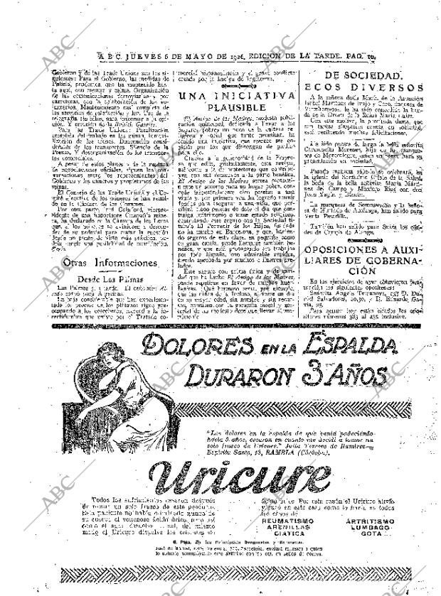 ABC MADRID 06-05-1926 página 10