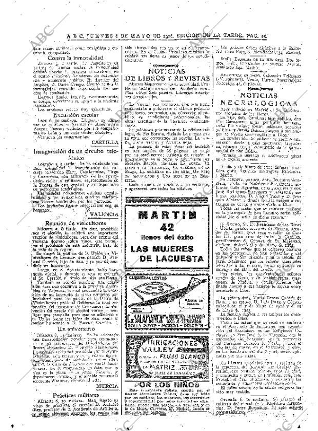 ABC MADRID 06-05-1926 página 20