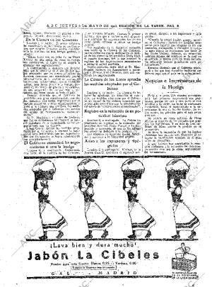 ABC MADRID 06-05-1926 página 8