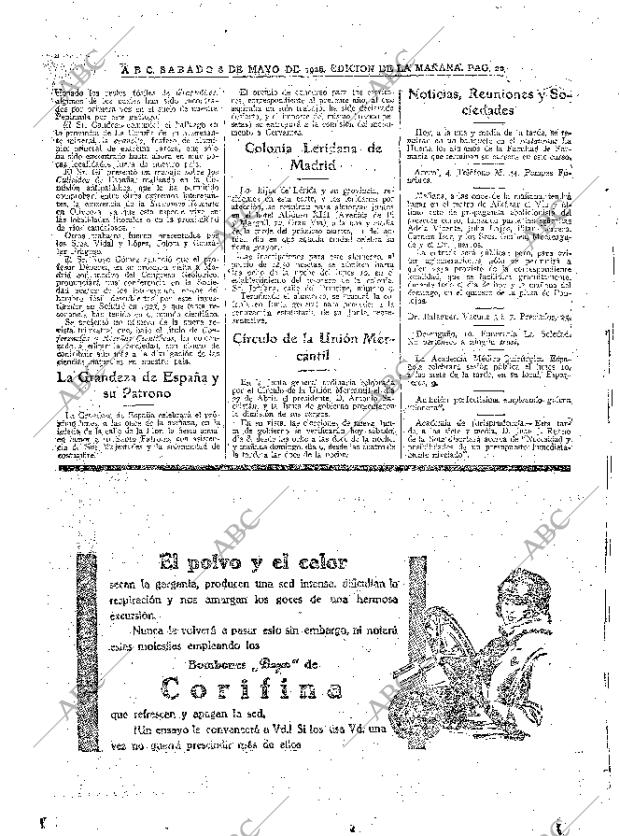 ABC MADRID 08-05-1926 página 22