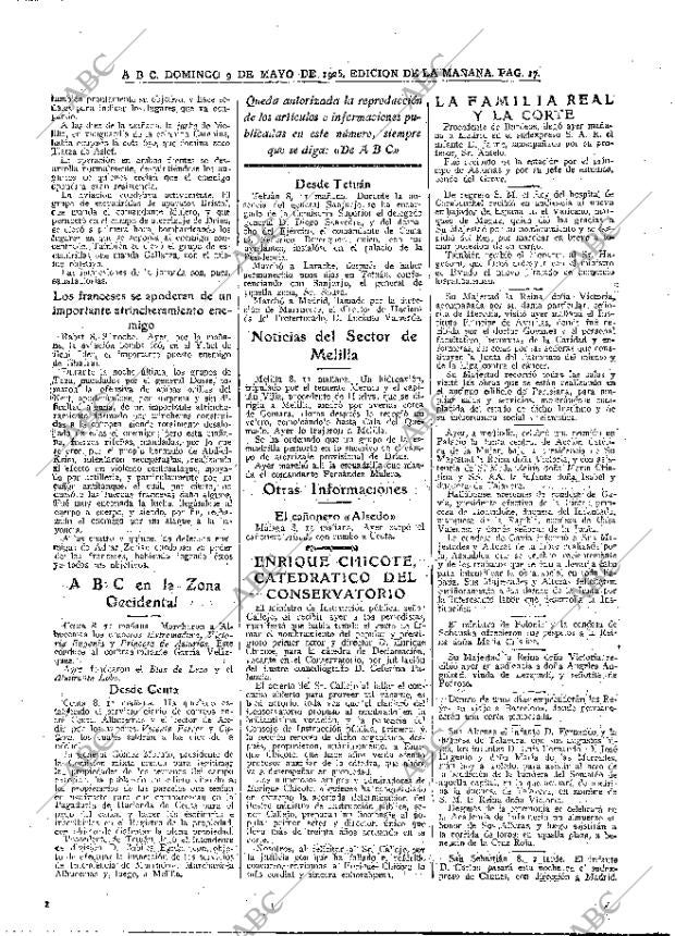 ABC MADRID 09-05-1926 página 17