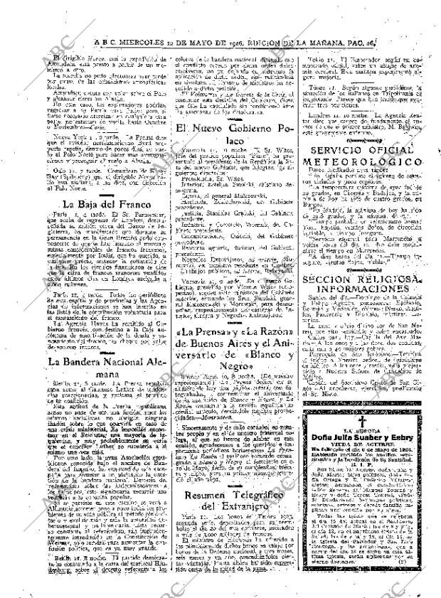 ABC MADRID 12-05-1926 página 26