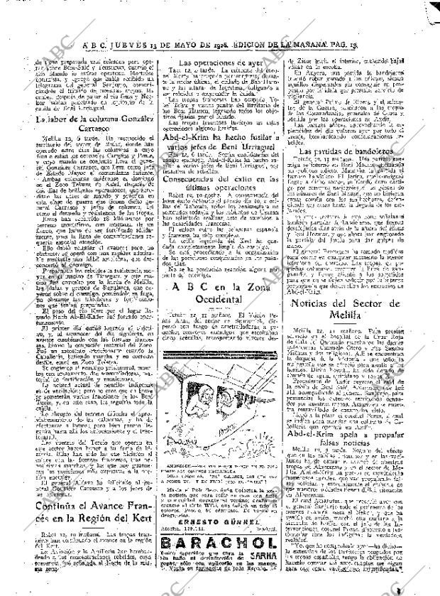 ABC MADRID 13-05-1926 página 13