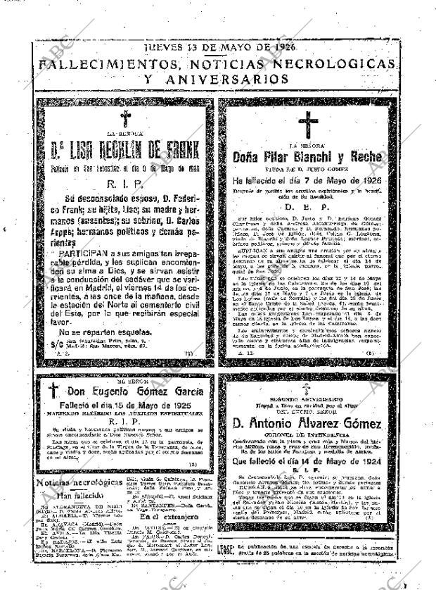 ABC MADRID 13-05-1926 página 33