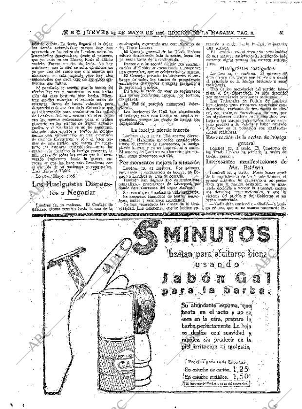 ABC MADRID 13-05-1926 página 8