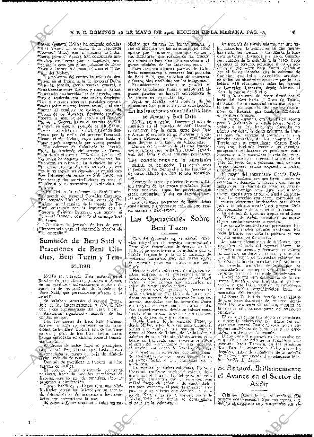 ABC MADRID 16-05-1926 página 16