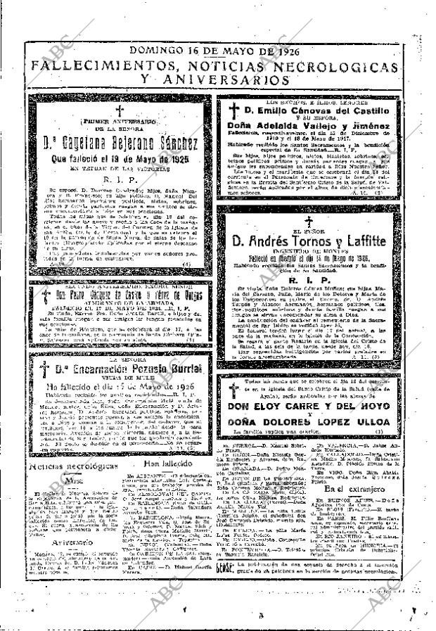 ABC MADRID 16-05-1926 página 45