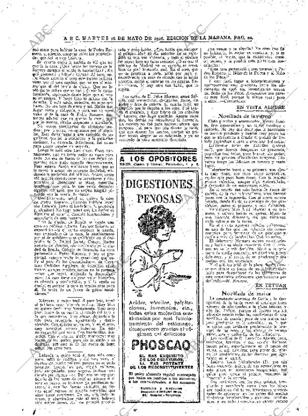 ABC MADRID 18-05-1926 página 20