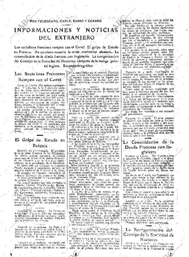 ABC MADRID 18-05-1926 página 25