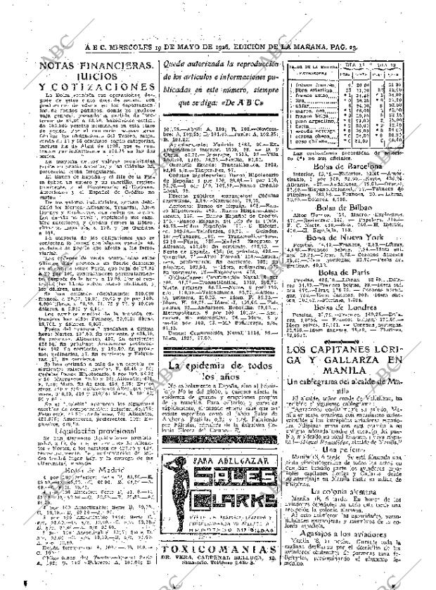 ABC MADRID 19-05-1926 página 23