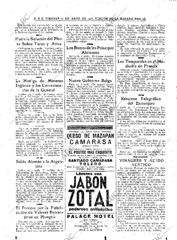 ABC MADRID 21-05-1926 página 26