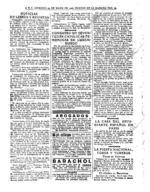 ABC MADRID 23-05-1926 página 29
