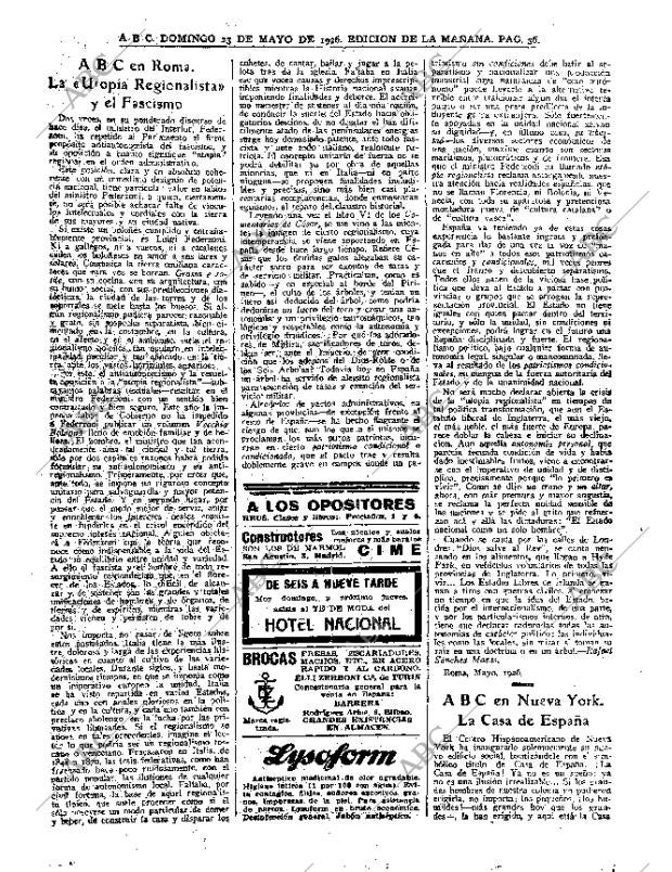 ABC MADRID 23-05-1926 página 36