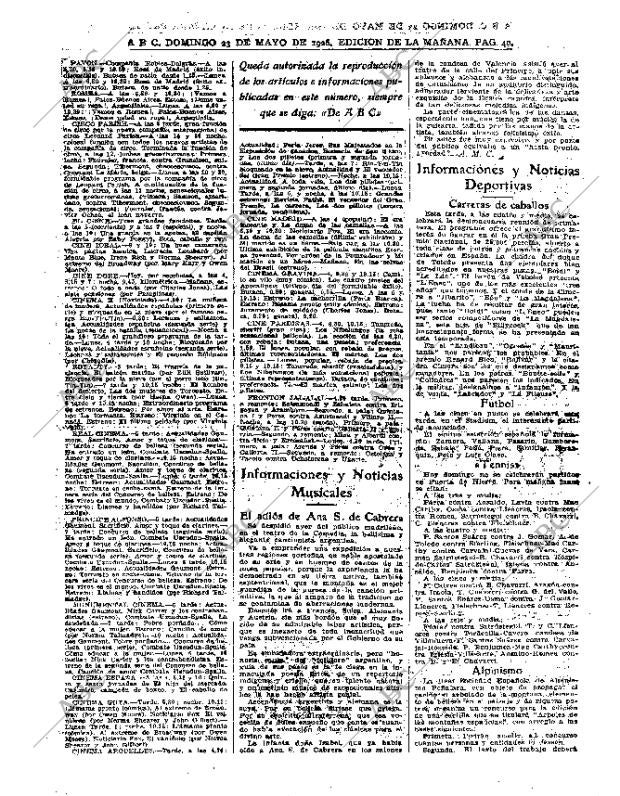 ABC MADRID 23-05-1926 página 40