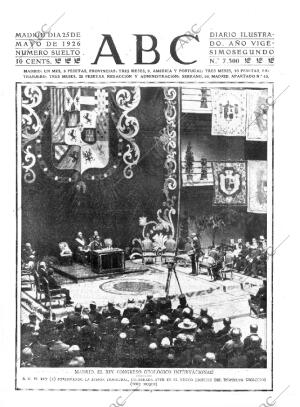 ABC MADRID 25-05-1926 página 1