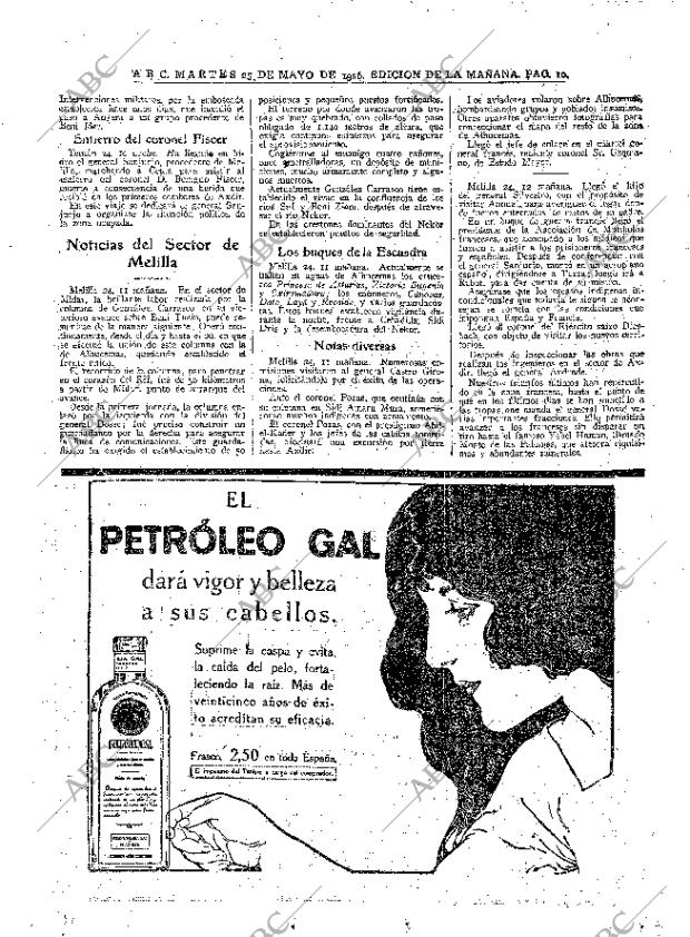 ABC MADRID 25-05-1926 página 10