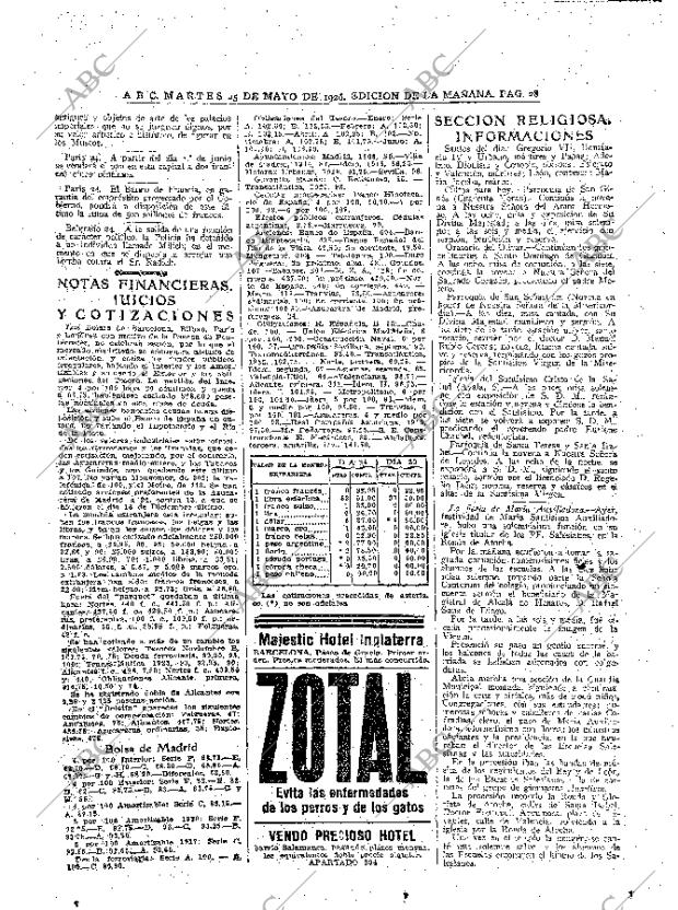 ABC MADRID 25-05-1926 página 28