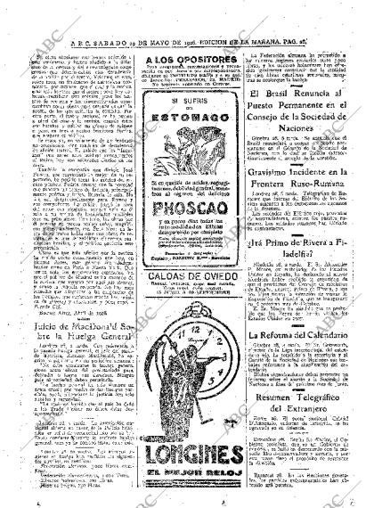 ABC MADRID 29-05-1926