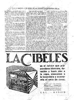 ABC MADRID 01-06-1926 página 14