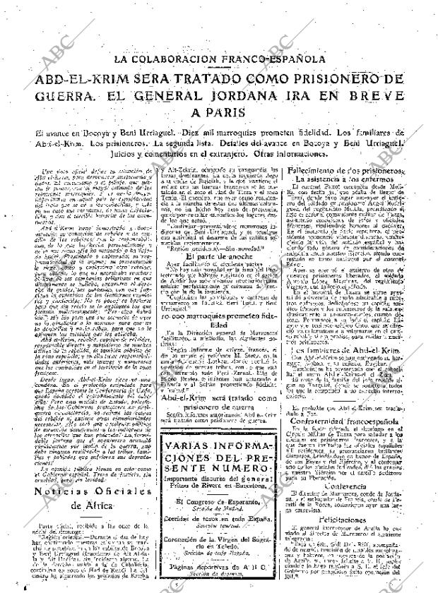 ABC MADRID 01-06-1926 página 9