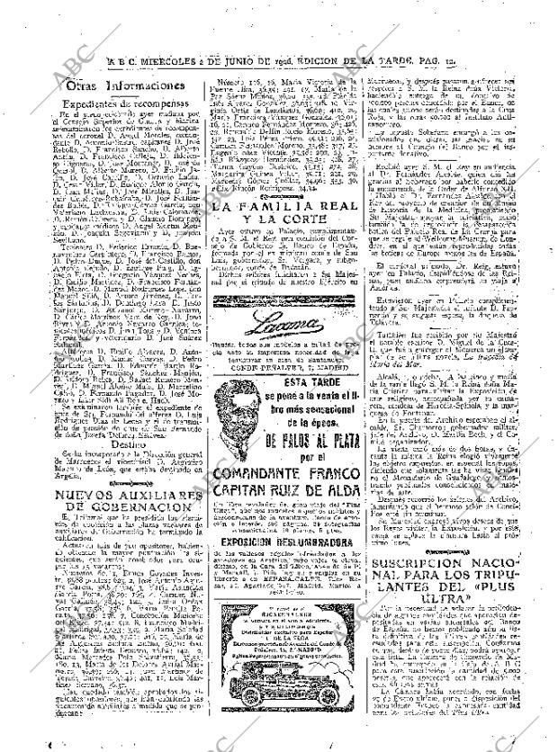 ABC MADRID 02-06-1926 página 12