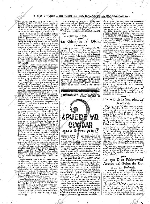 ABC MADRID 04-06-1926 página 24