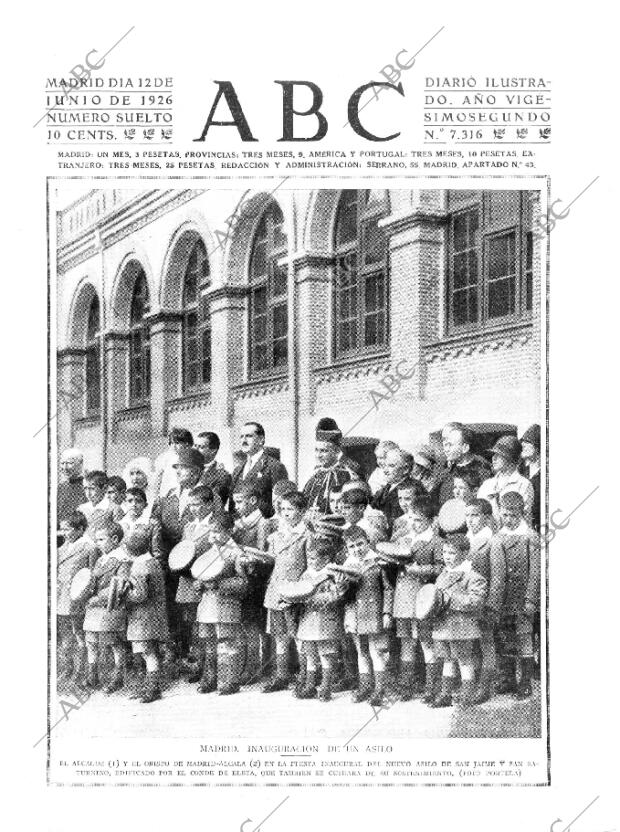 ABC MADRID 12-06-1926 página 1