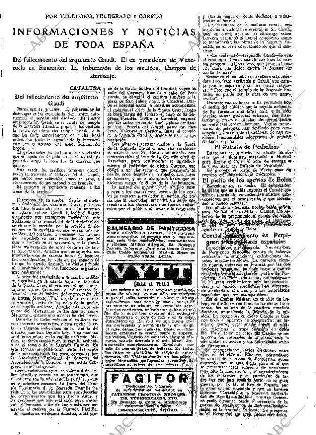 ABC MADRID 12-06-1926 página 21