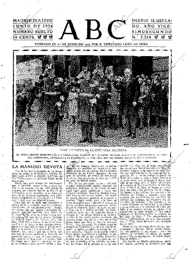 ABC MADRID 15-06-1926 página 3